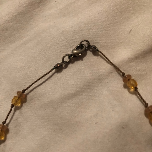 Light Brown and Amber-coloured Choker - Picture 2 of 4
